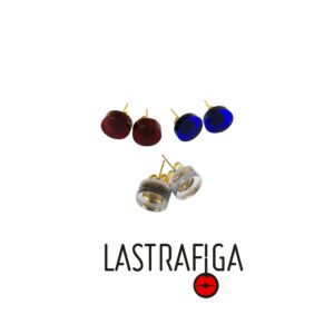 Linea "Basic": 3 PAIA ORECCHINI #004 in plexiglass, 3 colori, differenti spessori