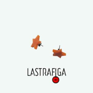 Linea "Basic": ORECCHINI #017 in plexiglass arancio