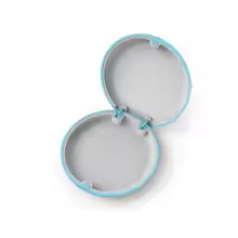 custodia per apparecchio ortodontico, colore celeste