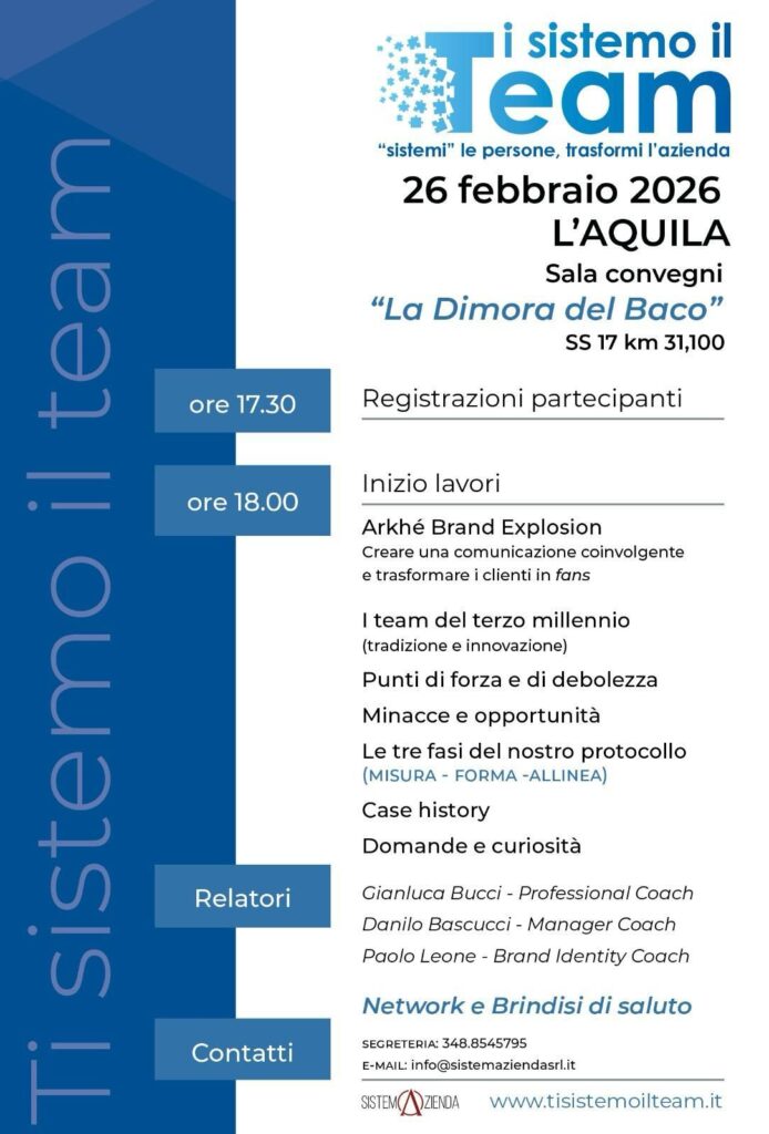 Locandina evento 26 febbraio 2026